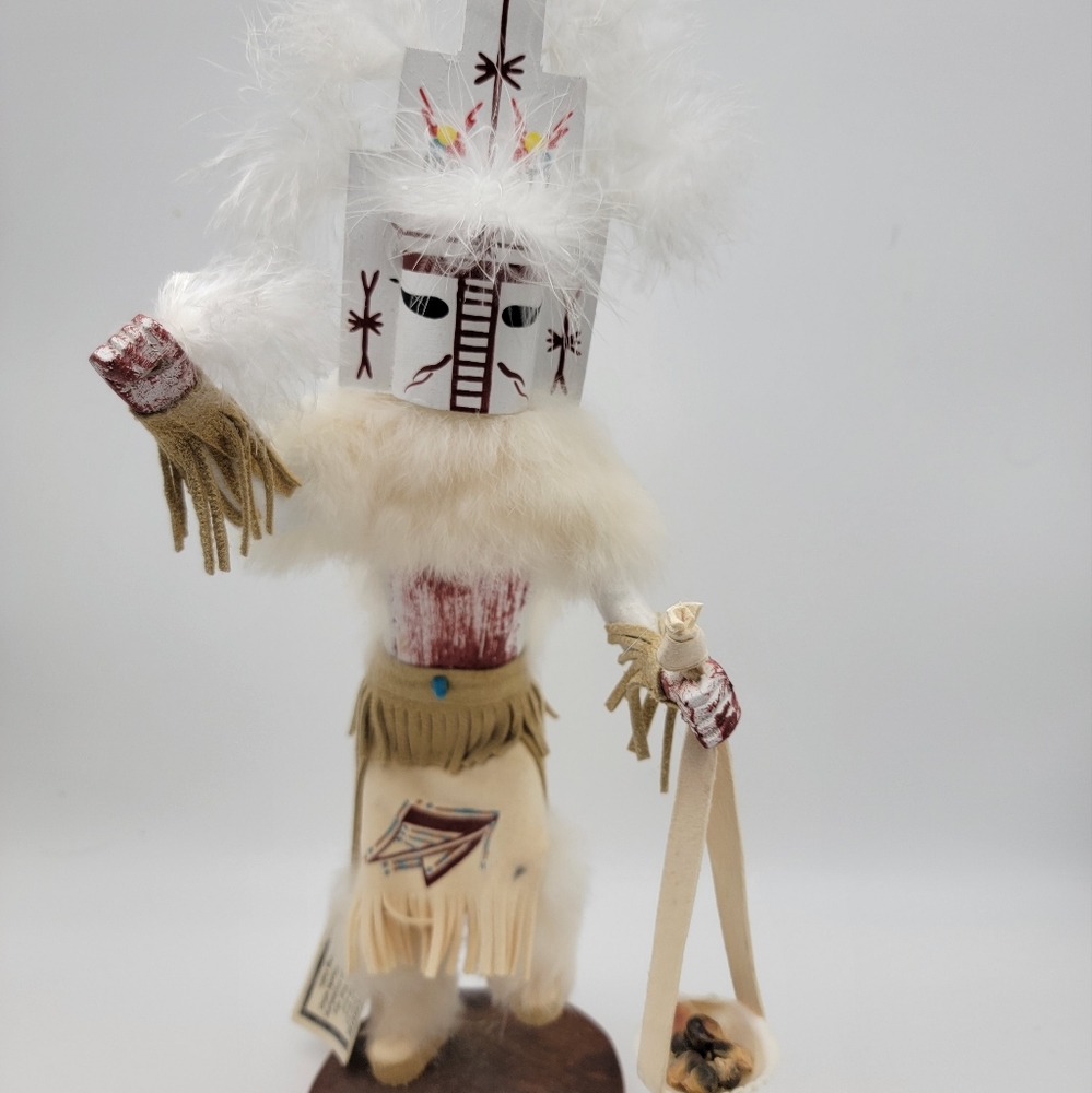 Vintage Kachina Navajo  Dancer White Cloud- Signed